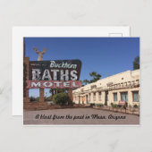 バックホーン・モーテル, メサ, アリゾナ州 ポストカード (正面/裏面)