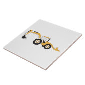 バックホー建築トラック タイル (側面)