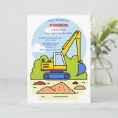 バックホー招待状 招待状 (スタンド正面)