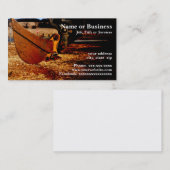 バックホー用スコップ 名刺 (正面/裏面)