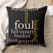 バックボードフルコートバスケットボールファナティクスデザイン クッション (ブランケット)
