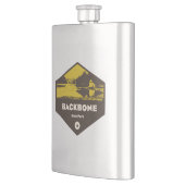 バックボーン州パークアイオワ フラスク (左)