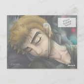 バックポストカードを持っている ポストカード (裏面)