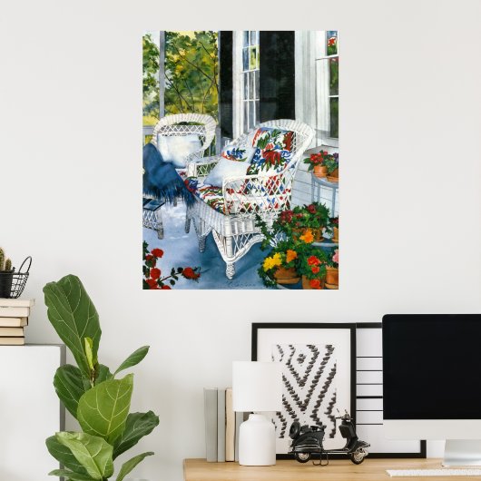 バックポーチ ポスター (ホームオフィス)