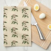 バックマンズフィンチアウドゥボン鳥 キッチンタオル (四つ折り)