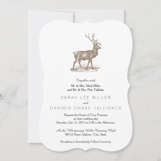 バックミュールディア凸版スタイル 招待状 (正面)