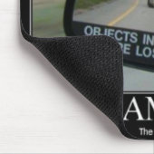 バックミラーのゲーマーの心的状態 マウスパッド (コーナー)