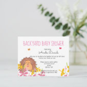 バックヤードのベビーシャワー 招待状 (スタンド正面)