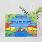 バックヤードウォーターパーティの招待状 招待状 (スタンド正面)