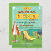 バックヤードオアシス招待状 招待状 (正面/裏面)