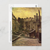 バックヤードオブオールドハウスバイヴィンセントヴァンゴッホ ポストカード (正面/裏面)