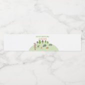 バックヤードキャンプ誕生日アンダーザスターズアウトドア ペットボトルラベル (シングルラベル)