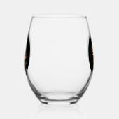 バックヤードグリルウィズバーガーズ飲み物用品 ステムなしワイングラス (右)