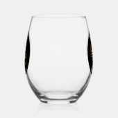 バックヤードグリルウィズバーガーズ飲み物用品 ステムなしワイングラス (左)