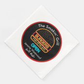 バックヤードグリルマスターバーガー紙ナプキンス (コーナー)