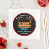 バックヤードグリルマスターバーガー紙ナプキンス (インサイチュ)