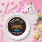 バックヤードグリルマスターバーガー紙プレート ペーパープレート (パーティー)