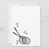 バックヤードゲーム/バドミントン 招待状 (裏面)