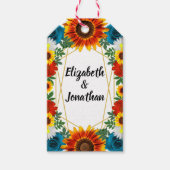 バックヤードサマーフローラ幾何学模様 ギフトタグ (正面)