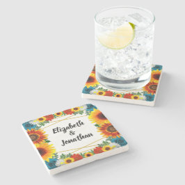 バックヤードサマーフローラ幾何学模様 ストーンコースター