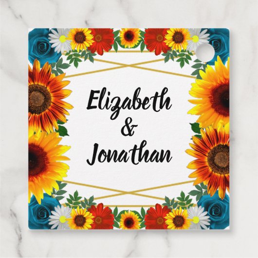 バックヤードサマーフローラ幾何学模様 フェイバータグ (裏面)