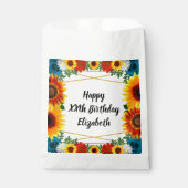 バックヤードサマーフローラ幾何学模様 フェイバーバッグ (正面)