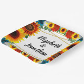 バックヤードサマーフローラ幾何学模様 ペーパープレート (傾斜あり)