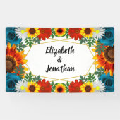 バックヤードサマーフローラ幾何学模様 横断幕 (横)