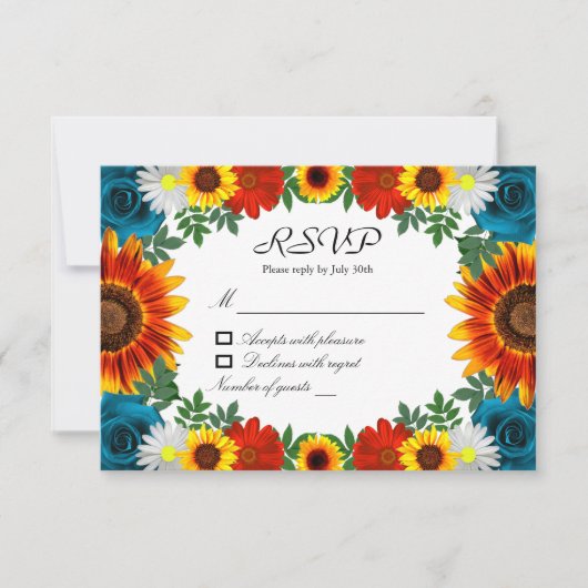 バックヤードサマーフローラ 出欠カード (正面)