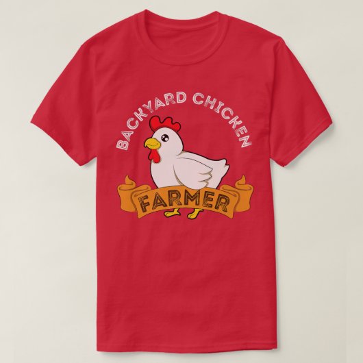 バックヤードチキン農家 Tシャツ (デザイン正面)