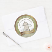 バックヤードハイブハニーピュア生ハニーコッパー緑 ラウンドシール (封筒)