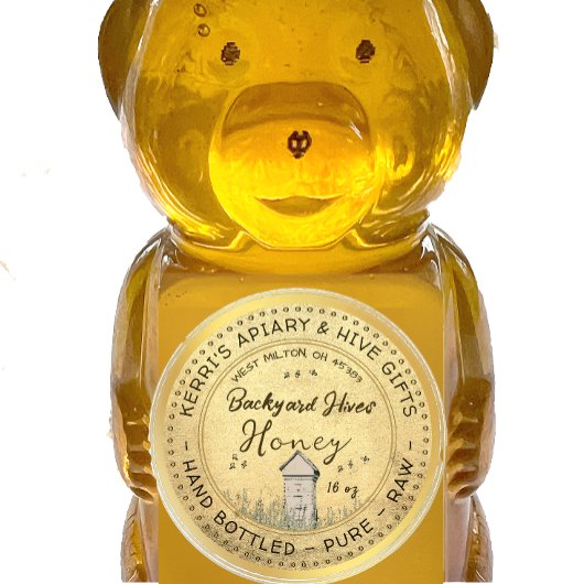 バックヤードハイブハニーラベルグランジ金ゴールド ラウンドシール