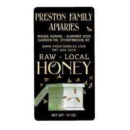 バックヤードハニー12オズジャールラベルビーハイブブラック ラベル