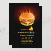 バックヤードバーガーパーティー 招待状 (正面/裏面)