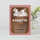 バックヤードバーベキューパーティー 招待状 (スタンド正面)