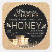 バックヤードビーズハイブ&リトルビーズオンクラフト スクエアシール (正面)