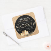 バックヤードビーズハイブ&リトルビーズオンクラフト スクエアシール (封筒)