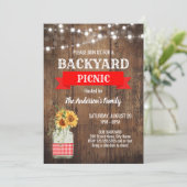 バックヤードピクニックパーティー 招待状 (スタンド正面)