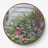 バックヤードフラワーガーデン自然パーティー ペーパープレート (正面)