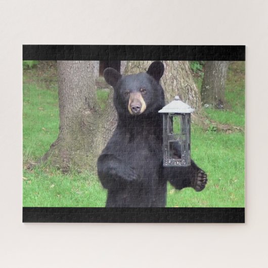 バックヤードブラックベアービジター ジグソーパズル (横)