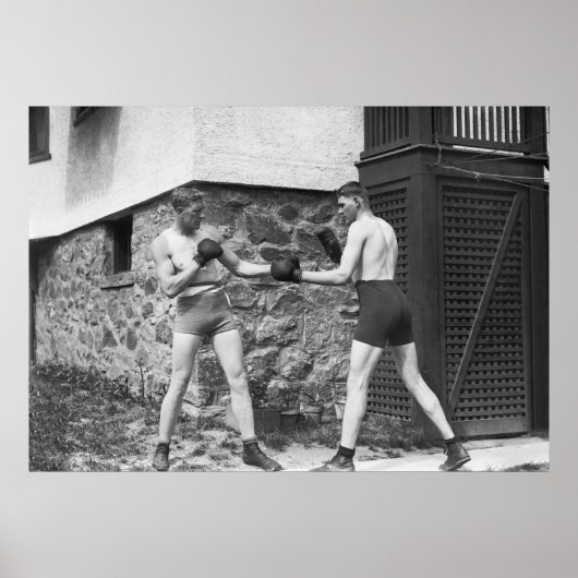 バックヤードボクシング: 1912 ポスター (正面)