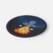 バックヤードボンドファイアクックアウト誕生日BBQパーティー ペーパープレート (アングル)