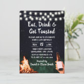 バックヤードボンドファイア&ビール30th誕生日パーティー 招待状 (スタンド正面)