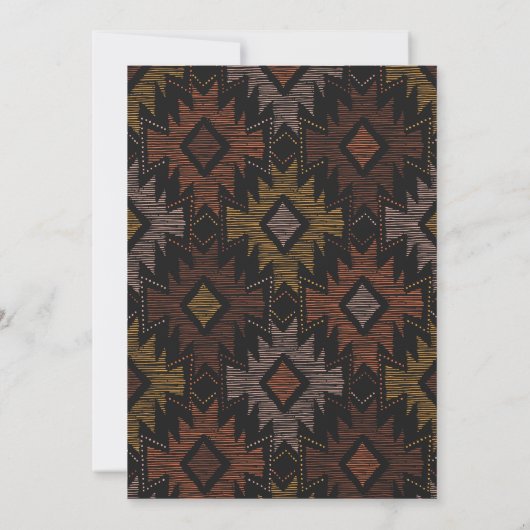 バックヤードボンファイヤーキャンピングスモーレスBBQ誕生日 招待状 (裏面)