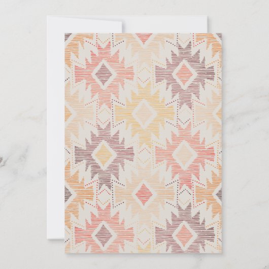 バックヤードボンファイヤーキャンピングスモーレスBBQ誕生日 招待状 (裏面)