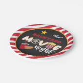 バックヤードムービーナイトプレート ペーパープレート (アングル)