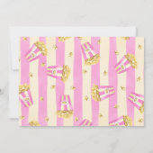 バックヤードムービーナイト誕生日写真 招待状 (裏面)