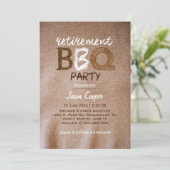 バックヤードリタイアメントBBQパーティー 招待状 (スタンド正面)