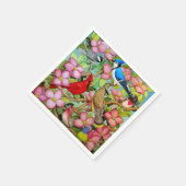 バックヤードワイルドバーズインドッグウッド紙ナプキンス スタンダードカクテルナプキン (角)