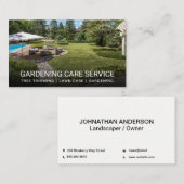 バックヤード造園オブハウス 名刺 (正面/裏面)